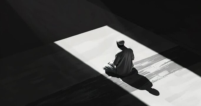 Muslim praying