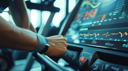 An AI system using biometric data to adjust the intensity of a workout for maximum efficiency.