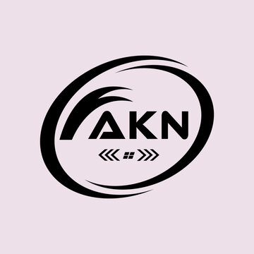 AKN letter logo Design. AKN Simple and modern monogram logo. AKN Abstract Alphabet vector Design.
