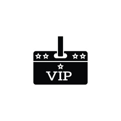 MobileVIP card icon vector logo illustration
