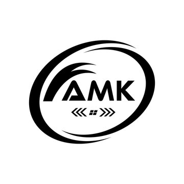AMK letter logo Design. AMK Simple and modern monogram logo. AMK Abstract Alphabet vector Design.