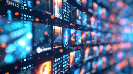 A film studio collects data from social media platforms to determine the ideal release date for their latest blockbuster movie.