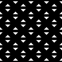 Fototapeta premium Geometric seamless pattern. Minimalist modern print. Simple background. Arrow motif. Geo ornament. Trendy contemporary wallpaper. Abstract design. Vector artwork