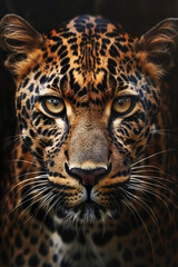 Close Up of a Leopards Face