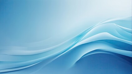 A blue wave with a white background and a blue and white swirl. Abstract blue wave background