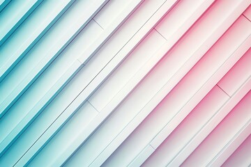 Obraz premium A white and blue striped wall with a red stripe