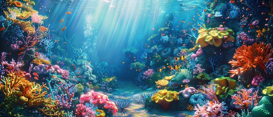 Underwater Coral Reefs
