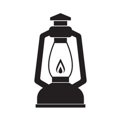 oil lamp icon vector illustration design template