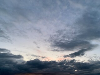 Naklejka premium time lapse clouds