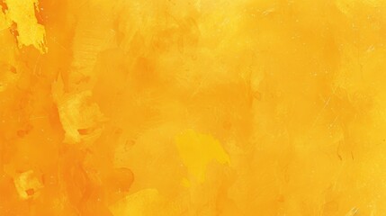 Bright yellow orange abstract watercolor texture background