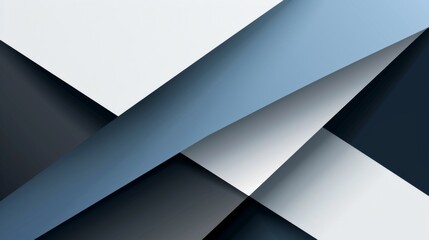 Abstract geometric background with blue and gray triangles