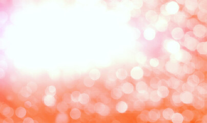 Orange bokeh background for banners, posters, Ad, events, celebration and various design works