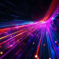 Fototapeta premium abstract wave lines background design