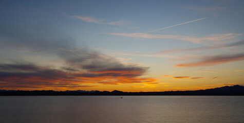 warm in evening in Lake Havasu Arizona 