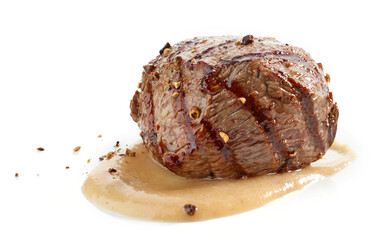 freshly grilled steak