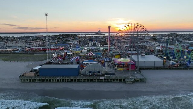 Seaside Heights at Sunset