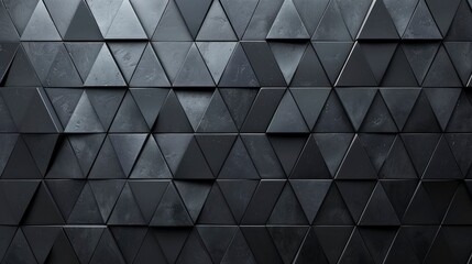 Fototapeta premium black background of symmetry triangles