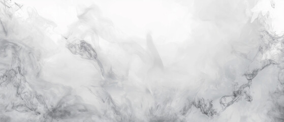 Abstract White and Gray Smoke Texture with Soft Swirling Patterns and Ethereal Misty Aesthetic for Background and Design Use