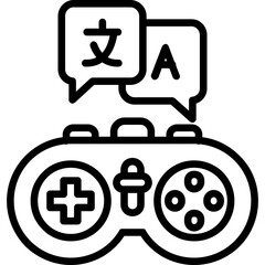 Obraz premium Language Icon