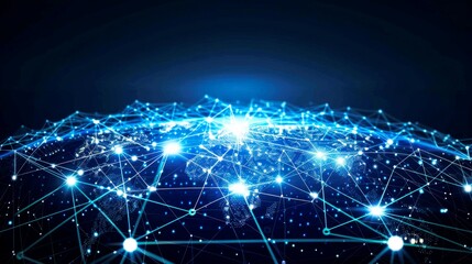 Fototapeta premium background illustration of digital network