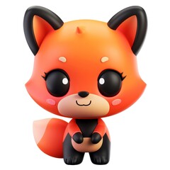 Naklejka premium character 3D animals