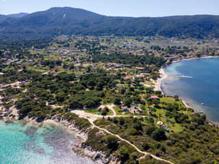 Sithonia coastline near Karydi Beach, Chalkidiki, Greece