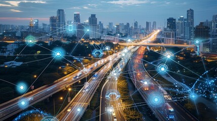 IoT-themed visuals often convey a sense of interconnectedness and automation, highlighting the potential of IoT technology to optimize processes