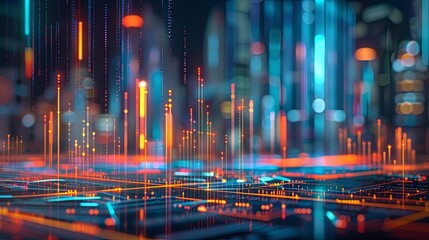 Data analytics-themed visuals often convey a sense of clarity and insight, showcasing how data-driven approaches empower organizations to optimize operations