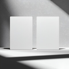 Mock-up, business card, design. Generative AI