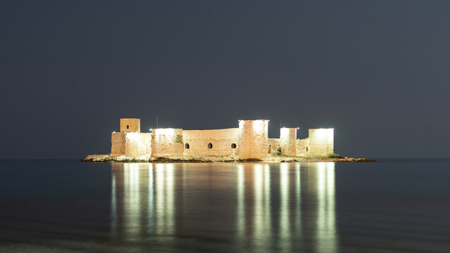 castle in the sea