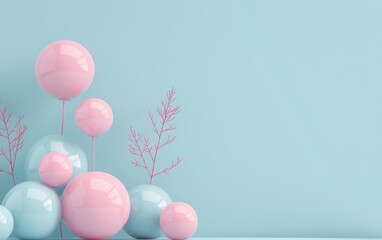 Serene Baby Blue Bliss - Peaceful Solid Color Background for Relaxation and Tranquility