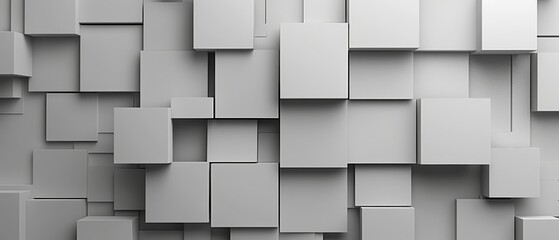 Minimalist Geometric Background with Light Gray Squares for Subtle Elegance and Structure