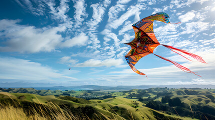 Matariki: Embracing Maori Culture and Traditions during the New Year Festival with Kite Flying and Artistic Celebrations. Banner