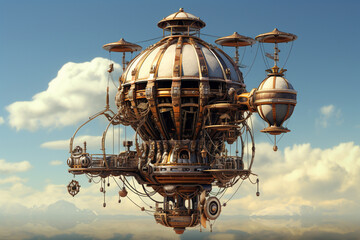 Steampunk Hot Air Balloon Adventure