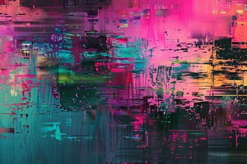 Abstract glitch texture