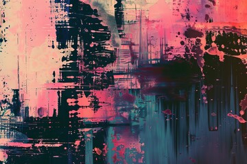 Abstract glitch texture