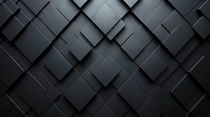 A black and white image of squares and rectangles. The squares are of different sizes and are arranged in a way that creates a sense of depth and texture. The image is abstract and has a modern