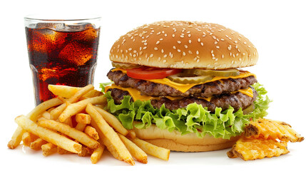 Classic Burger with Fries and Coke