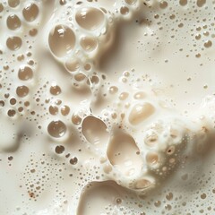 A detailed close-up shot of milk. Perfect for advertising or illustrating thirst-quenching beverages.