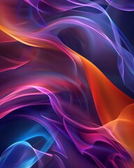 Obraz premium Colorful abstract art in various hues.