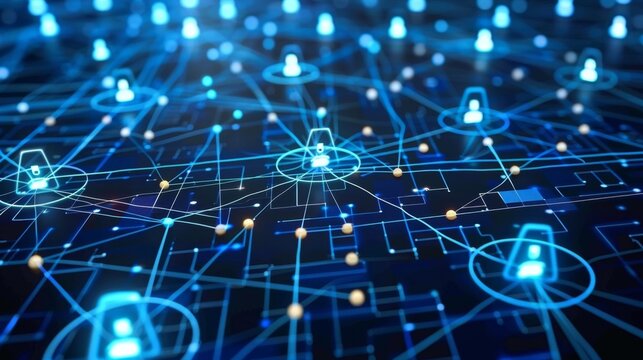 With every connection and data transmission secured by advanced security measures the network becomes imtrable to any external threats.