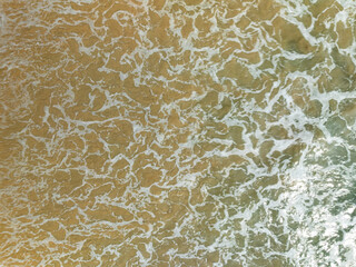 Sea surface aerial view,Bird eye view photo of blue waves and water surface texture, Blue sea background, Beautiful nature, Amazing view sea background