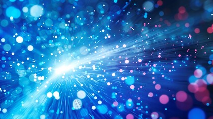 Obraz premium illustration high speed of internet access and cable