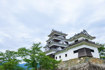Fototapeta premium 大洲城の天守閣 愛媛県観光