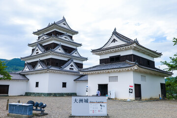 Fototapeta premium 大洲城の天守閣 愛媛県観光