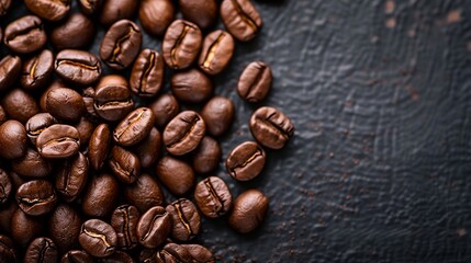 Naklejka premium Coffee beans background