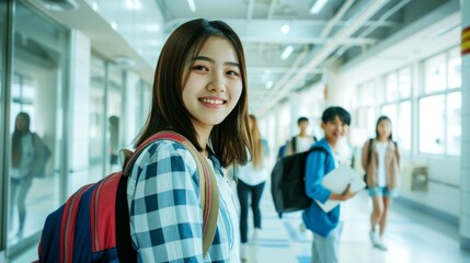 Obraz premium portrait of young student