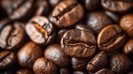 Coffee beans background