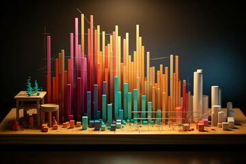 Obraz premium Business Financial Growth Economical Growth Success