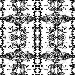 mandala circle pattern vintage decorative pattern indian skin painting tattoo oriental art Mandala floral coloring page for adults relaxation, black and white mandala coloring page hand drawn outlined